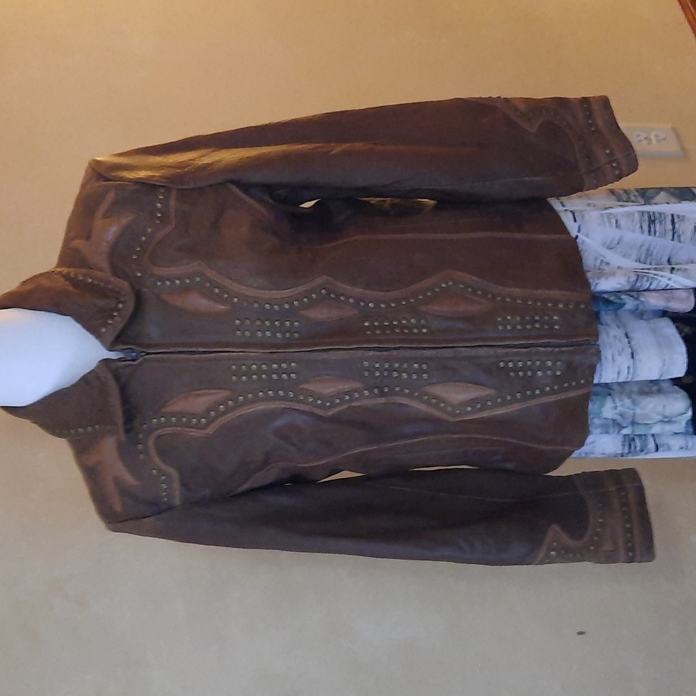 Rare Reba leather jacket S